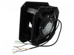 Fan: EC | radial | 230VAC | 226x226x98.5mm | 825m3/h | ball | 3635rpm