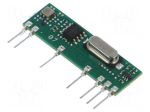 Module: RF | AM receiver | AM,ASK,OOK | 433.92MHz | -110dBm | 3&divide;5VDC