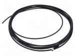 Cable: for sensors/automation | M5 | PIN: 3 | straight | 5m | plug | 60VDC