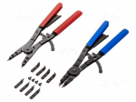 Tools set: pliers | for circlip