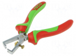 Pliers | for wire stripping,insulated | Pliers len: 160mm | &Oslash;: 10mm