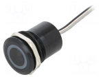 Switch: capacitive | Pos: 2 | SPST-NO | 0.01A/12VDC | IP68 | OFF-(ON)