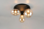 Trio Lumina griestu lampa 3xE14 amber 617030313 4017807663150