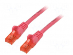 Patch cord | U/UTP | Cat: 6 | RJ45 plug,both sides | stranded | CCA | 20m