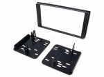Radio mounting frame | Subaru | 2 DIN | black