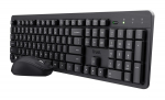 Trust Ody II keyboard Mouse included Universal RF Wireless QWERTY US English Black