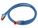 Patch cord | S/FTP | Cat 6 | RJ45 plug,both sides | stranded | Cu | 1m