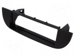 Radio mounting frame | Fiat | 1 DIN | black