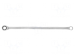 Wrench: ring | double-sided,rattle | 14mm | L: 363mm | long