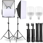 Foto- ja videotehnika | Binoklid ja teleskoobid // Kaamera ja stuudio tarvikud // Lampy fotograficzne statyw softbox 50x70cm -e230 - inne żar&oacute;wki
