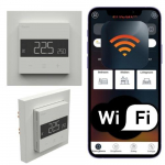 Termostat Heatit WiFi6 White RAL 9003 Wi-Fi Thermostat 3600W 16A