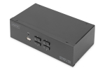 Digitus KVM Switch, 4 Port, Dual Display, 4K, HDMI&reg;