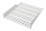 Equip Fixed Shelf 19', 2U, 800MM, Grey