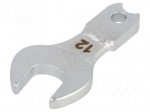 Wrench tip | torque,spanner | Spanner: 12mm | L: 52.9mm