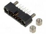 Connector: wire-wire/PCB | socket | male | PIN: 10 | Datamate J-Tek