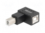 Adapter | USB 2.0 | USB B socket,USB B plug 90&deg; up/down