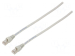Patch cord | S/FTP | Cat 6a | RJ45 plug,both sides | stranded | Cu | 3m
