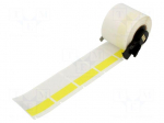 Label | yellow | laminated | -70&divide;70&deg;C