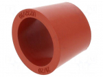 Grommet | caoutchouc | L: 19.8mm | -20&divide;200&deg;C | &Oslash;cable: 20mm | red