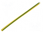 Heat shrink sleeve | thin walled | 3: 1 | 3mm | L: 1m | yellow-green