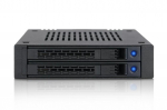 Icy Dock MB742SP-B drive bay panel Black