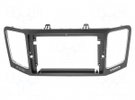 Radio frame | Seat,VW | black | 9"
