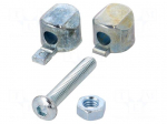 Mounting coupler | for profiles | Width of the groove: 6mm