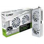Palit GeForce RTX 5060 Ti OC WHITE 16GB (white, DLSS 4, 3x DisplayPort, 1x HDMI 2.1)