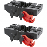 BESSEY Large Multifunctional Bracket STE-MH-SET black/red, 2 pieces, for BESSEY ceiling supports STE and ST