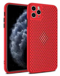 Fusion Breathe Case Silikona Aizsargapvalks Priek&scaron; Apple iPhone 7 | 8 | SE 2020 Sarkans
