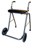 Two-Wheel Walking Aid with Seat RF-651/CZA REHAFUND, Black