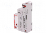 Timer | 1s&divide;10days | SPDT | 24VDC/16A,250VAC/16A | 12&divide;240VAC | DIN | IP20