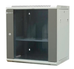 EMITERNET Separate hanging cabinet 19" 12U, sheet metal/glass door, 600&times;450&times;635mm width/depth/height EM/AP6412