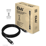 Club 3D Club3D USB4 Gen3x2 Type-C kaabel kahepoolse &uuml;hendusega 8K60Hz, andmed 40 Gbps, PD 240W(48V/5A) EPR M/M 2m