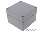 Enclosure: multipurpose | X: 120mm | Y: 120mm | Z: 90mm | ABS | dark grey
