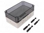 Enclosure: multipurpose | X: 110mm | Y: 180mm | Z: 84mm | TK PS | grey