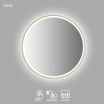 Peegel LED Santi 80