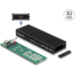 DELOCK Geh&auml;use USB Type-C M.2 NVMe PCIe SSD  oder SATA SSD