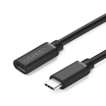 UGREEN ED008 datu pārraides un uzlādes vads | USB-C uz USB-C | 60W | 0.5m | melns