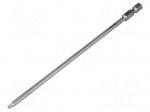 Screwdriver bit | Torx&reg; | TX10 | Overall len: 152mm