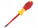 Screwdriver | insulated,slim | Pozidriv&reg; | PZ2 | Blade length: 100mm