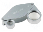 Folding magnifier | Mag: x8/x15 | Lens diam: 13/25mm | W: 35mm