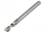 Drill bit | PCB | &Oslash;: 3.25mm | L: 38.2mm | 1/8" (3,175mm)