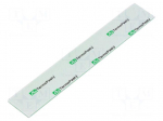 Tape: heat transfer | W: 20mm | L: 130mm | Thk: 1mm | 2.4W/mK