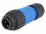 Connector: circular | plug | PIN: 4 | male | screw terminal | IP65,IP67