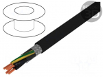Wire | JZ-500-C | 4G1,5mm2 | tinned copper braid | PVC | black | CPR: Eca