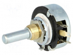 Potentiometer: shaft | single turn | 1k&Omega; | 2W | &plusmn;10% | 6mm | Shaft: smooth