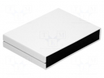 Enclosure: with panel | X: 225mm | Y: 165mm | Z: 40mm | ABS | light grey