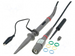 Probe: for oscilloscope | &le;100MHz (10: 1),&le;5MHz (1: 1) | 10: 1 | 600V