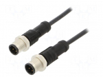 Cable: for sensors/automation | PIN: 4 | M12-M12 | D code-Ethernet
